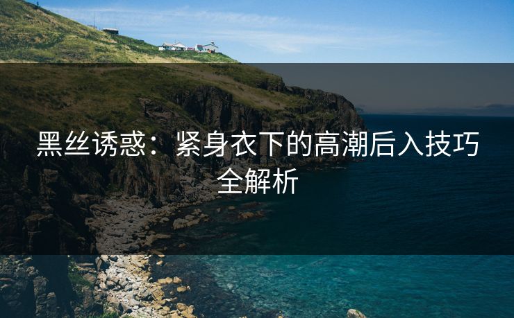 黑丝诱惑：紧身衣下的高潮后入技巧全解析  第1张