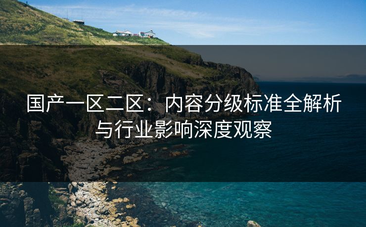 国产一区二区：内容分级标准全解析与行业影响深度观察